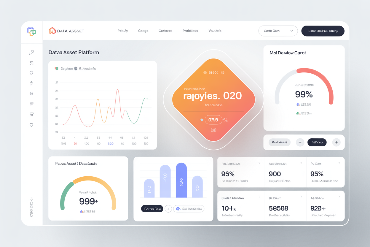 数据钻石分析仪表板